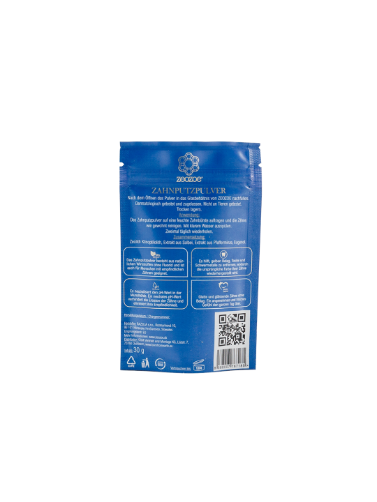 ZEOZOE Zahnputzpulver Paradent- Refill Pack