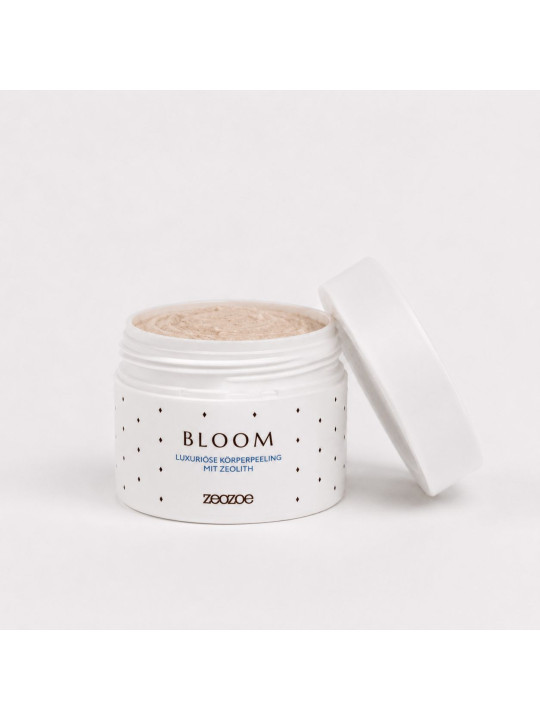 ZEOZOE BLOOM Körperpeeling mit Zeolith 375 g | Natürliches Salzpeeling