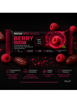 REDOX BITE Berry Digest – Funktioneller Redox-Riegel | ZEOZOE