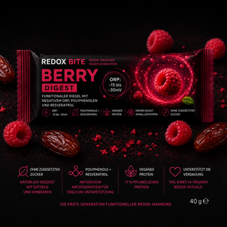REDOX BITE Berry Digest – Funktioneller Redox-Riegel | ZEOZOE